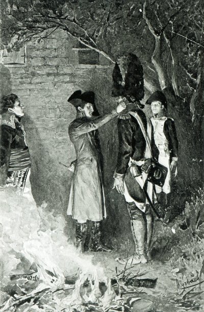 Napoleon en Coignet door Felicien baron de Myrbach Rheinfeld